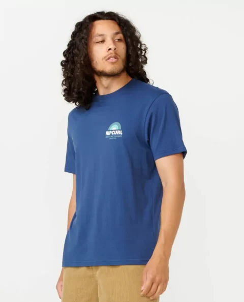 Surf Revival Line Up Tee Mens Rip Curl Tees & Tanks - Image 2
