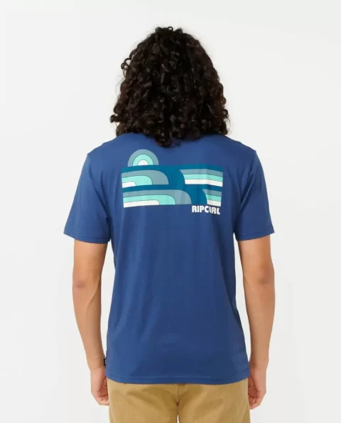 Surf Revival Line Up Tee Mens Rip Curl Tees & Tanks - Image 3