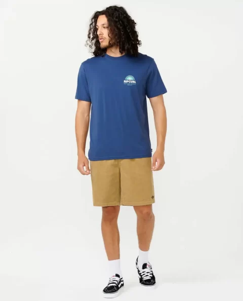 Surf Revival Line Up Tee Mens Rip Curl Tees & Tanks - Image 4