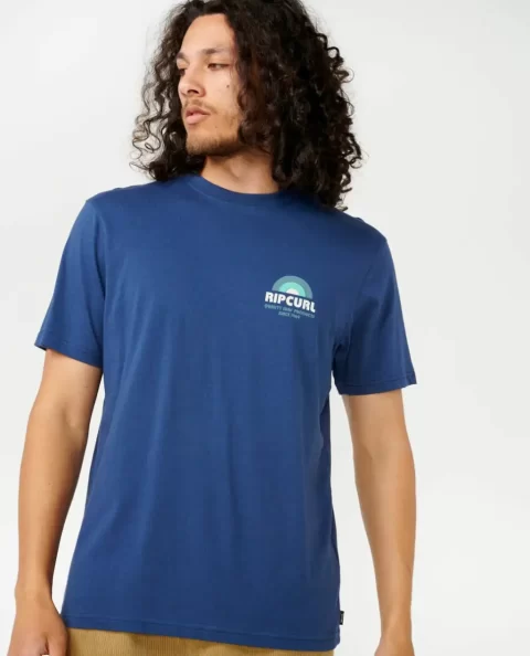 Surf Revival Line Up Tee Mens Rip Curl Tees & Tanks