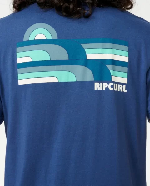 Surf Revival Line Up Tee Mens Rip Curl Tees & Tanks - Image 5