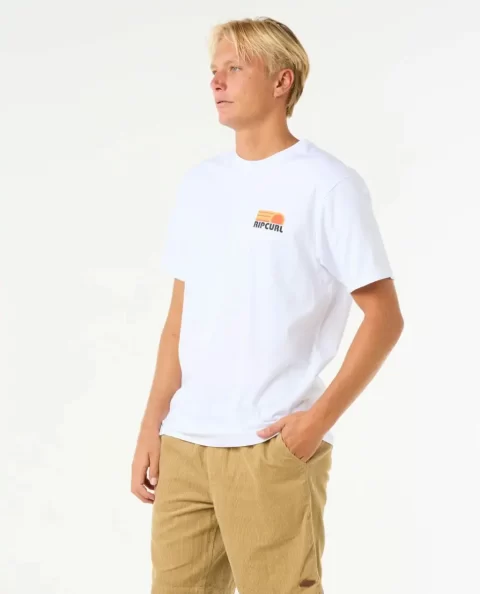 Surf Revival Stacked Tee Mens Tees & Tanks Rip Curl - Image 2