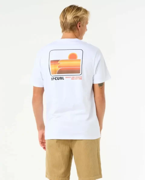 Surf Revival Stacked Tee Mens Tees & Tanks Rip Curl - Image 3