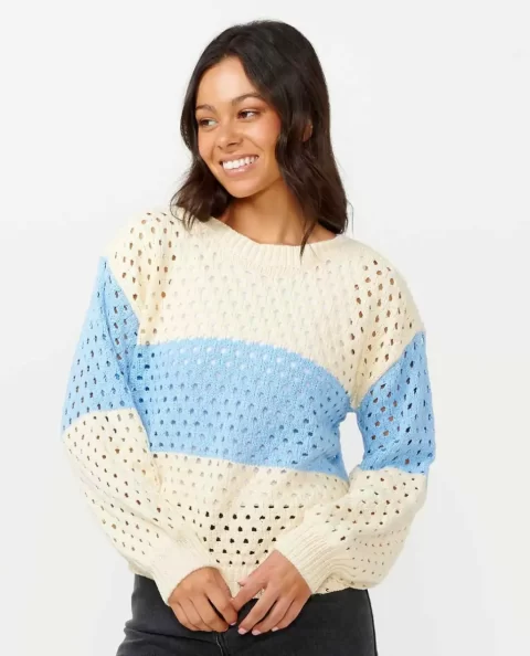 Sweaters Desert Dreams Stripe Knit Rip Curl Women - Image 3