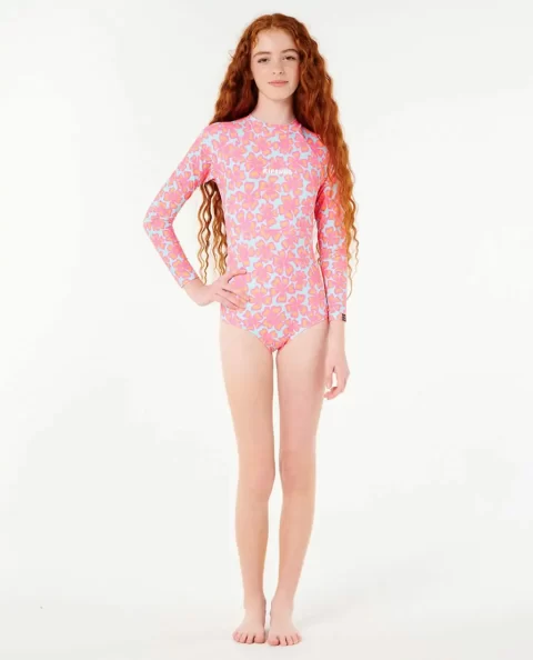 Swimwear Rip Curl Kids Neon Isles Long Sleeve Surfsuit - Image 4