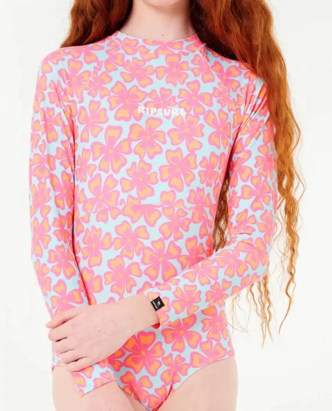 Swimwear Rip Curl Kids Neon Isles Long Sleeve Surfsuit - Image 5