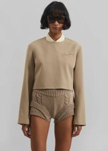Tamsin Top - Beige Women Tops The Frankie Shop Beige