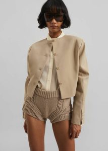 Tamsin Top - Beige Women Tops The Frankie Shop Beige - Image 5