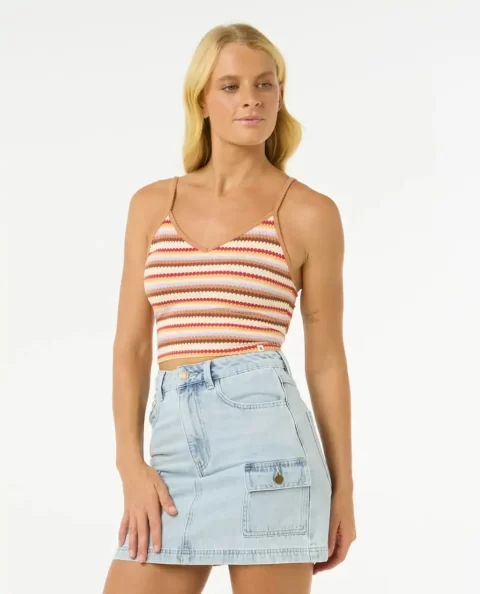 Tees & Tanks Bobbi Stripe Cami Rip Curl Women - Image 2