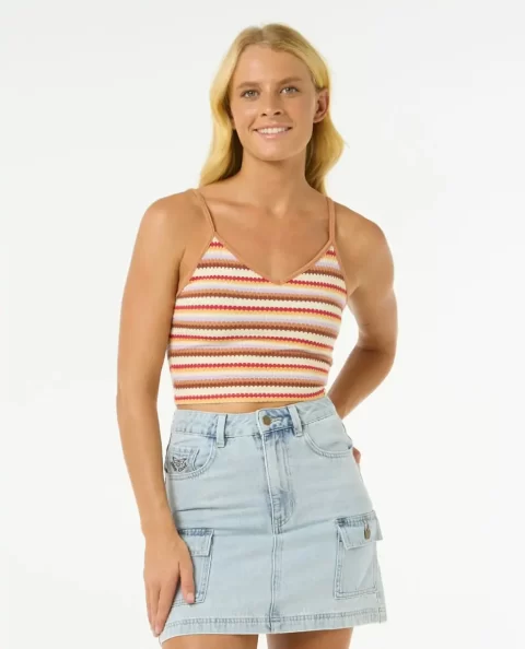 Tees & Tanks Bobbi Stripe Cami Rip Curl Women