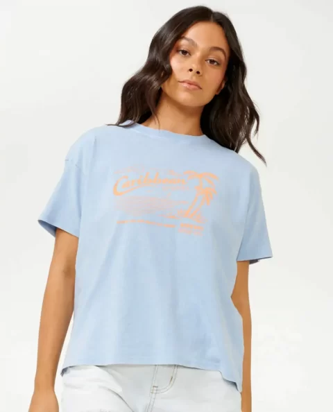 Tees & Tanks Caribbean Relaxed Tee Women Rip Curl - Image 5