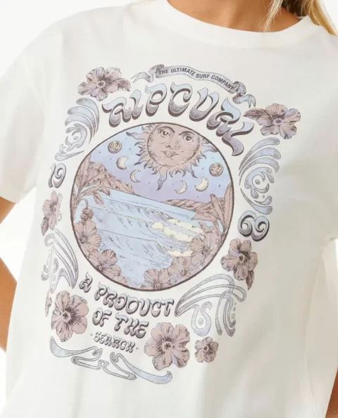 Tees & Tanks Celestial Search Relaxed Tee Women Rip Curl - Image 5