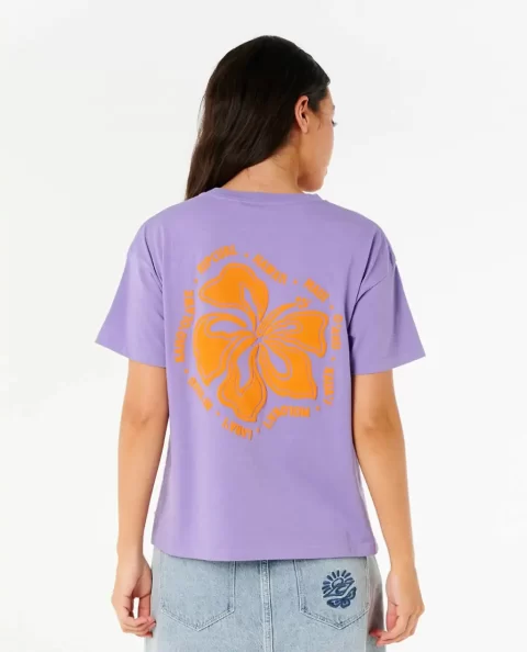 Tees & Tanks Hibiscus Relaxed Tee Rip Curl Women - Image 2