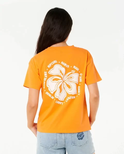 Tees & Tanks Hibiscus Relaxed Tee Rip Curl Women - Image 2