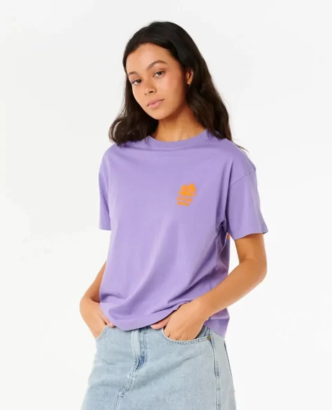 Tees & Tanks Hibiscus Relaxed Tee Rip Curl Women - Image 3
