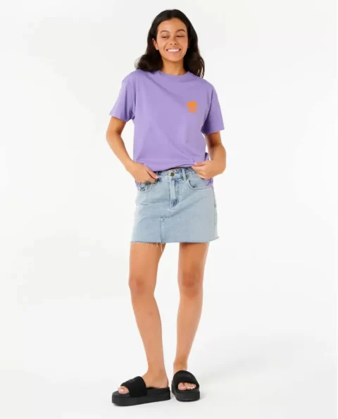 Tees & Tanks Hibiscus Relaxed Tee Rip Curl Women - Image 4