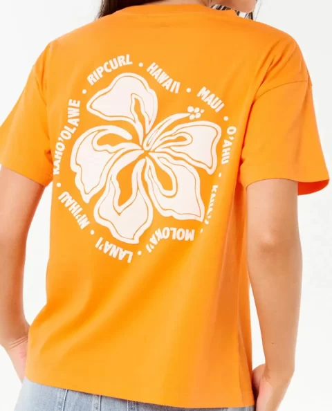 Tees & Tanks Hibiscus Relaxed Tee Rip Curl Women - Image 5