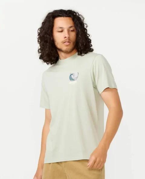 Tees & Tanks Mens Hazed And Tubed Tee Rip Curl - Image 2