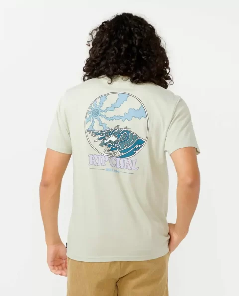 Tees & Tanks Mens Hazed And Tubed Tee Rip Curl - Image 3
