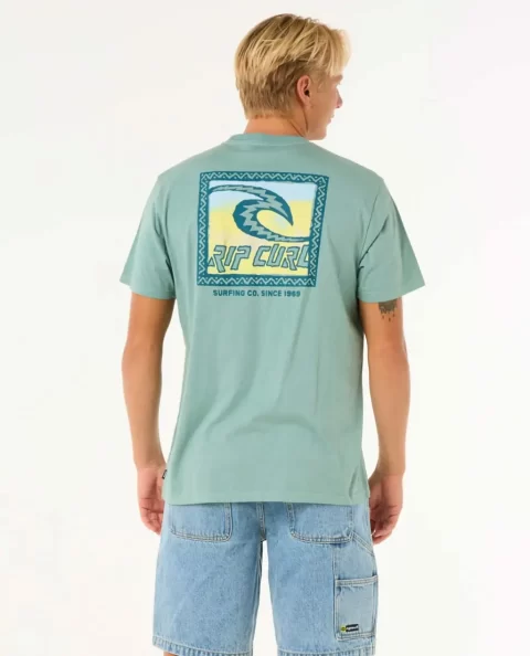 Tees & Tanks Mens Raw Energy Trad Tee Rip Curl - Image 3