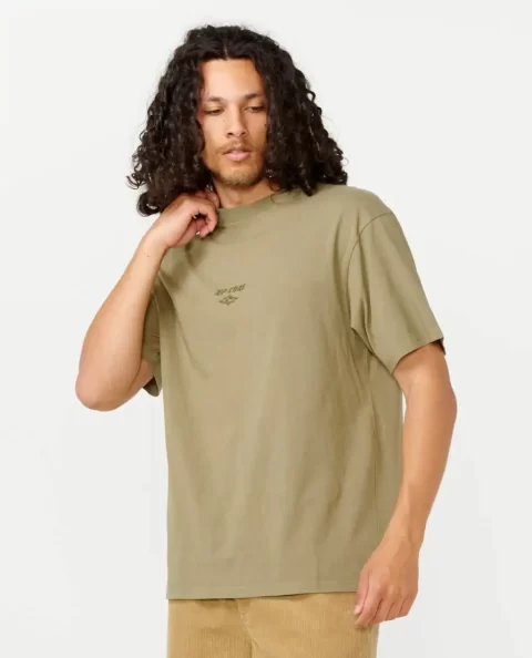 Tees & Tanks Mens Rip Curl Fade Out Embroid Tee - Image 2