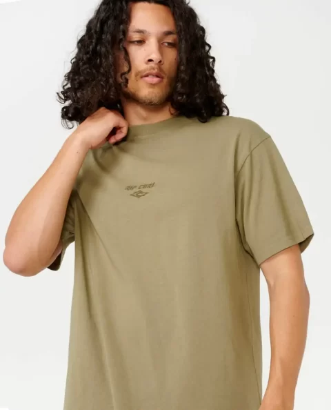 Tees & Tanks Mens Rip Curl Fade Out Embroid Tee