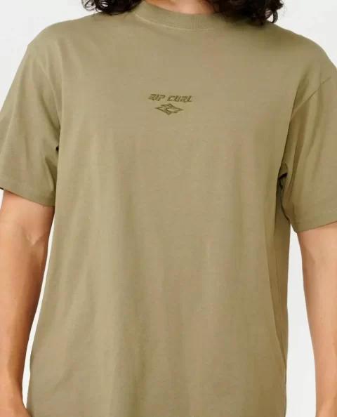 Tees & Tanks Mens Rip Curl Fade Out Embroid Tee - Image 5