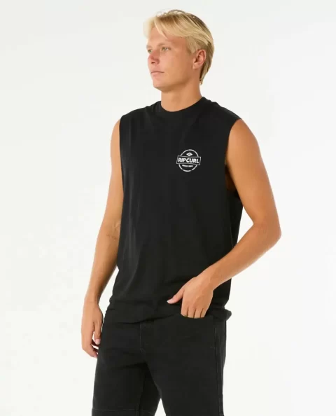 Tees & Tanks Mens Rip Curl Stapler Muscle - Image 2