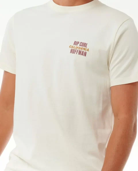 Tees & Tanks Mens Rip Curl Surf Revival Hoffman Decal Tee - Image 5