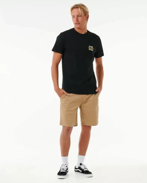 Tees & Tanks Mens Surf Revival Hoffman Decal Tee Rip Curl - Image 4