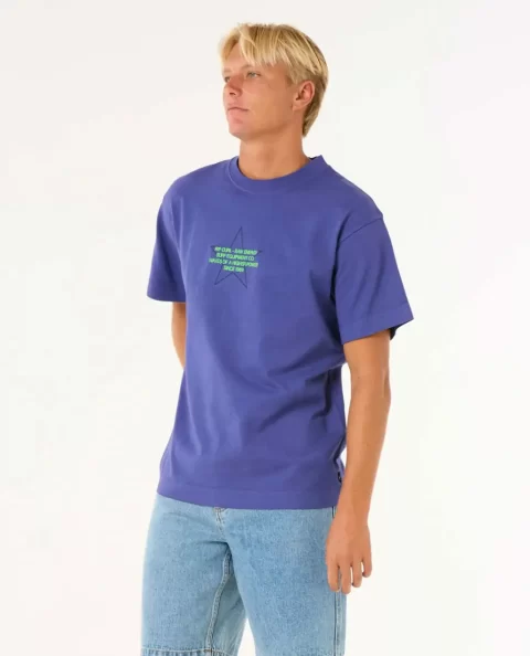 Tees & Tanks Raw Energy Star Tee Mens Rip Curl - Image 2