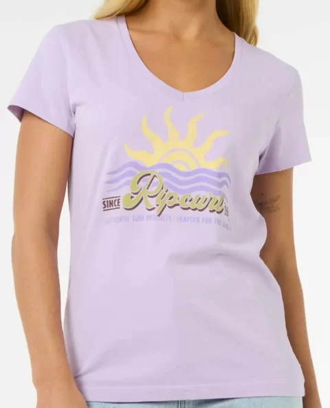Tees & Tanks Rip Curl Cala V Neck Tee Women - Image 5
