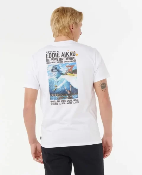 Tees & Tanks Rip Curl Eddie Would Go Poster Tee Mens - Image 3