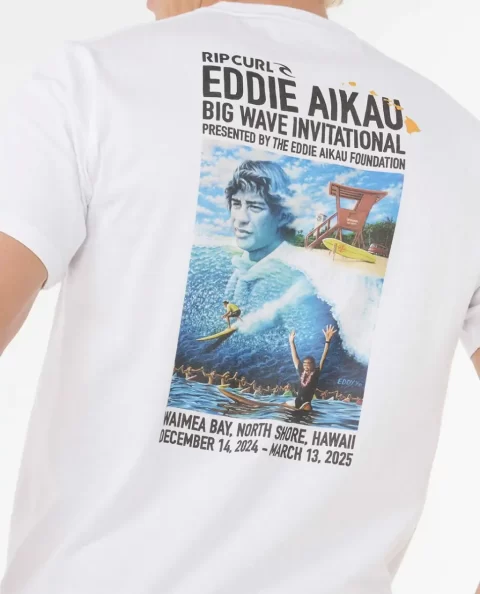 Tees & Tanks Rip Curl Eddie Would Go Poster Tee Mens - Image 5