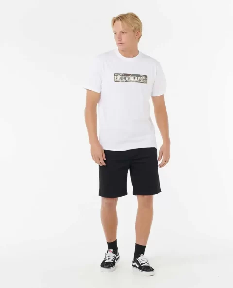 Tees & Tanks Rip Curl Eddie Would Go Sticker Tee Mens - Image 5