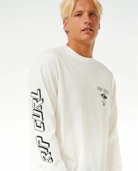 Tees & Tanks Rip Curl Fade Out Icon Long Sleeve Tee Mens