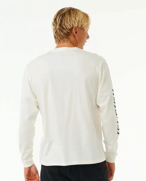 Tees & Tanks Rip Curl Fade Out Icon Long Sleeve Tee Mens - Image 4