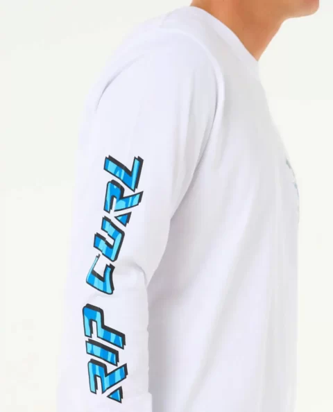 Tees & Tanks Rip Curl Fade Out Icon Long Sleeve Tee Mens - Image 5