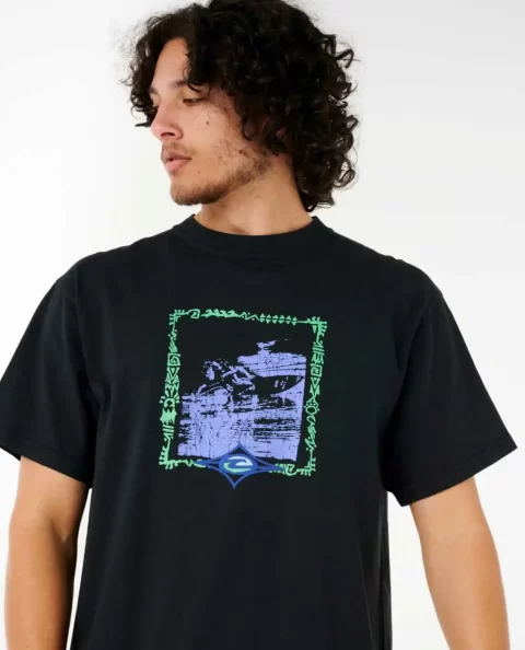 Tees & Tanks Rip Curl Mens Raw Energy Curren Tee - Image 5