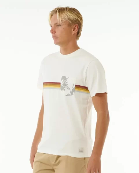 Tees & Tanks Rip Curl Mens Surf Revival Hoffman Pocket Tee - Image 2