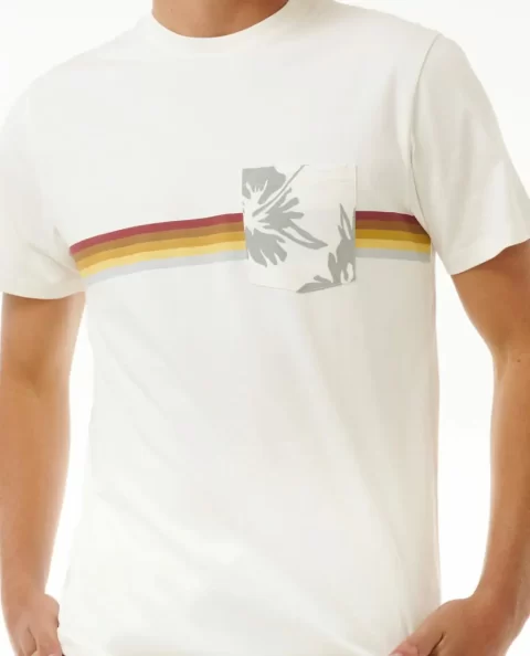 Tees & Tanks Rip Curl Mens Surf Revival Hoffman Pocket Tee - Image 5
