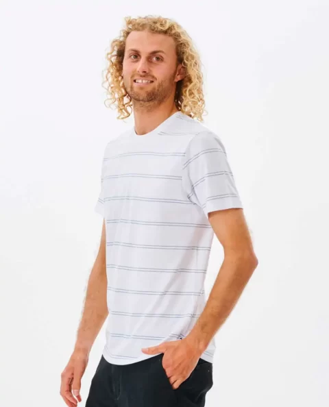 Tees & Tanks Rip Curl Plain Stripe Tee Mens - Image 3