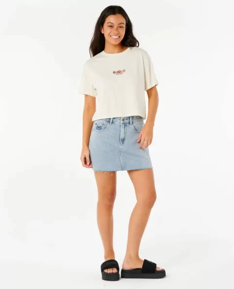 Tees & Tanks Rip Curl Tokens Crop Tee Women - Image 4