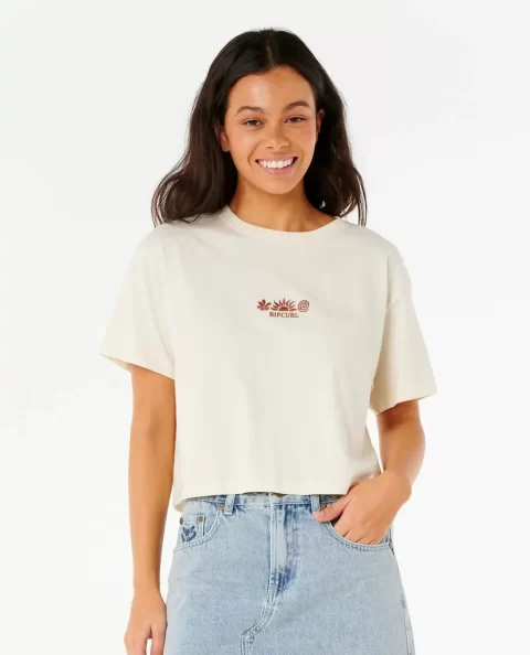 Tees & Tanks Rip Curl Tokens Crop Tee Women