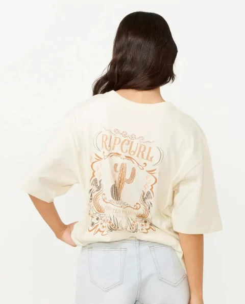 Tees & Tanks Rip Curl Women Desert Queen Heritage Tee - Image 3