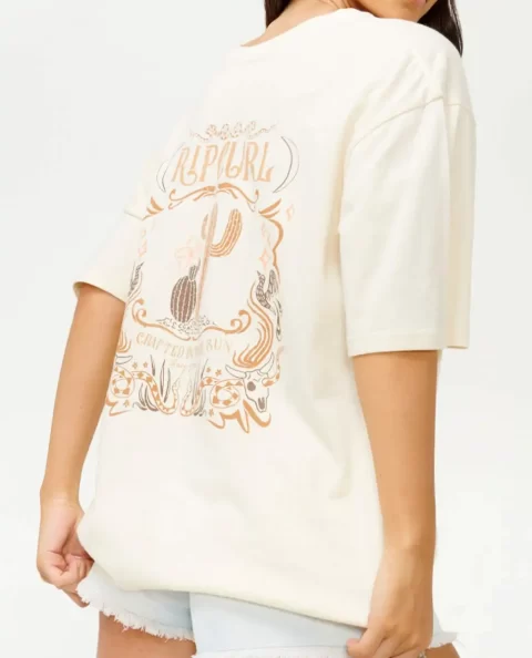 Tees & Tanks Rip Curl Women Desert Queen Heritage Tee - Image 5