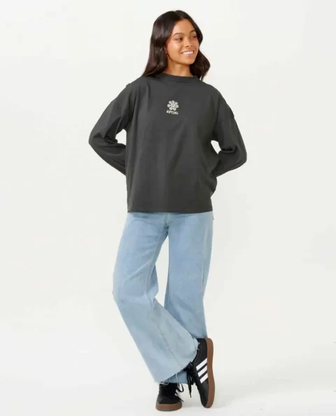 Tees & Tanks Rip Curl Women Ipanema Heritage Long Sleeve - Image 4