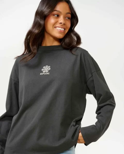 Tees & Tanks Rip Curl Women Ipanema Heritage Long Sleeve