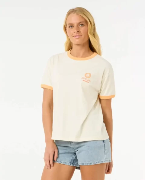 Tees & Tanks Rip Curl Women San Carlos Ringer Tee - Image 2