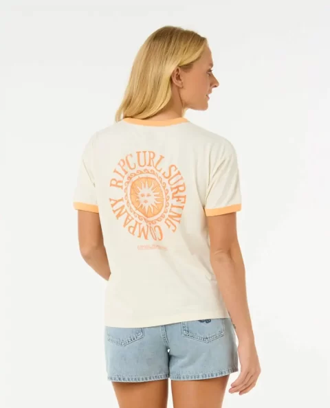 Tees & Tanks Rip Curl Women San Carlos Ringer Tee - Image 3